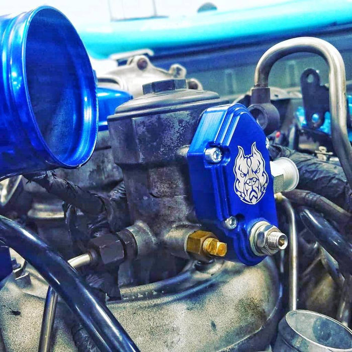 2003 - 2007 Powerstroke Adjustable Blue Spring Kit w/ Billet Housing - Manali Performance