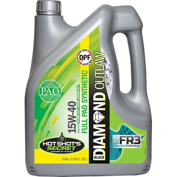 Hot Shot's Secret Black Diamond Outlaw 15W40 Synthetic Oil - Manali Performance