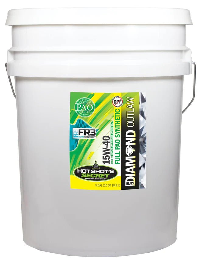 Hot Shot's Secret Black Diamond Outlaw 15W40 Synthetic Oil - Manali Performance