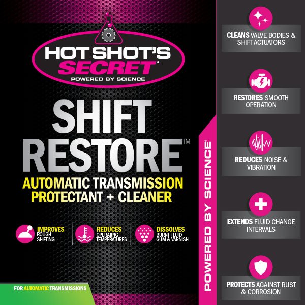 Hot Shot's Secret Shift Restore Automatic Transmission Protectant + Cleaner - Manali Performance