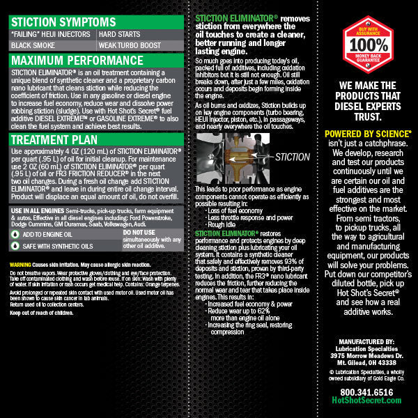 Hot Shot's Secret Stiction Eliminator - Manali Performance