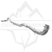 Polar 2011 - 2023 Duramax exhaust / race pipe - Manali Performance