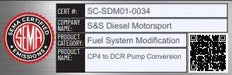 S&S 2011 - 2024 Powerstroke CP4 to DCR Pump Conversion - Manali Performance