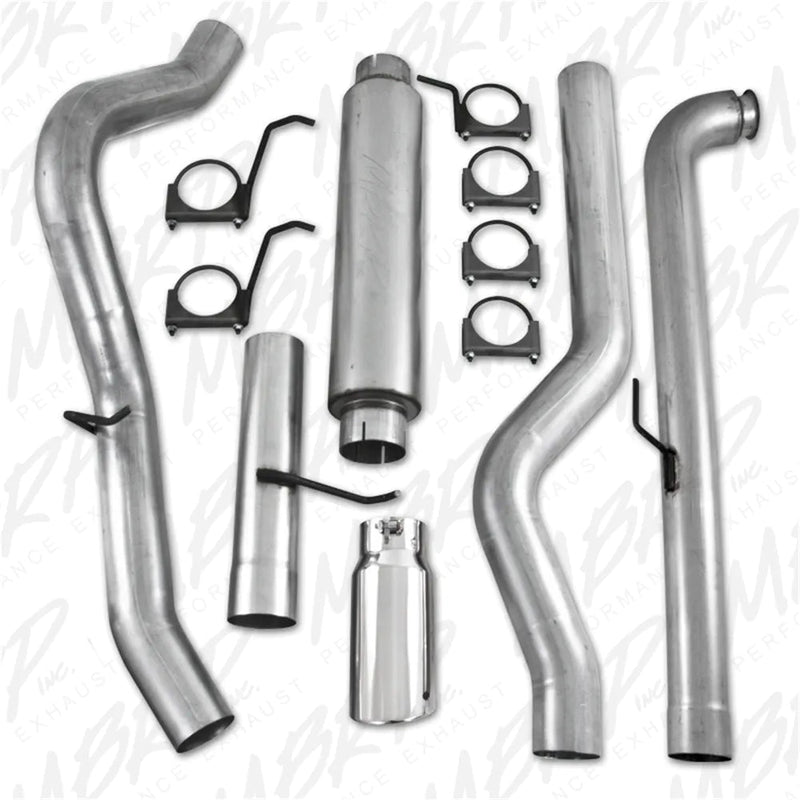 MBRP 2001 - 2007 Duramax 4" Down Pipe Back W/Muffler - Manali Performance