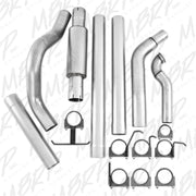 MBRP Turbo Back Aluminized 4 In W/ Muffler (94.5 - 97) - Manali Performance